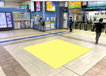 JR土浦駅 フロア広告