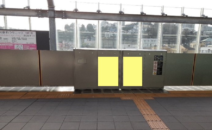 相鉄星川駅ホームドア広告