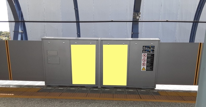 相鉄ゆめが丘駅ホームドア広告
