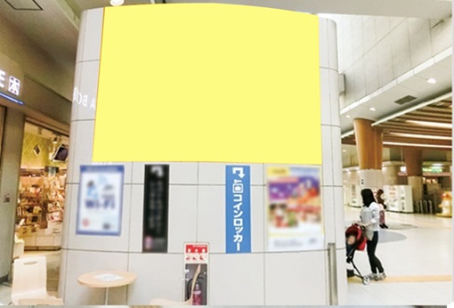 東京テレポート駅 改札内EV壁面シート（申請）