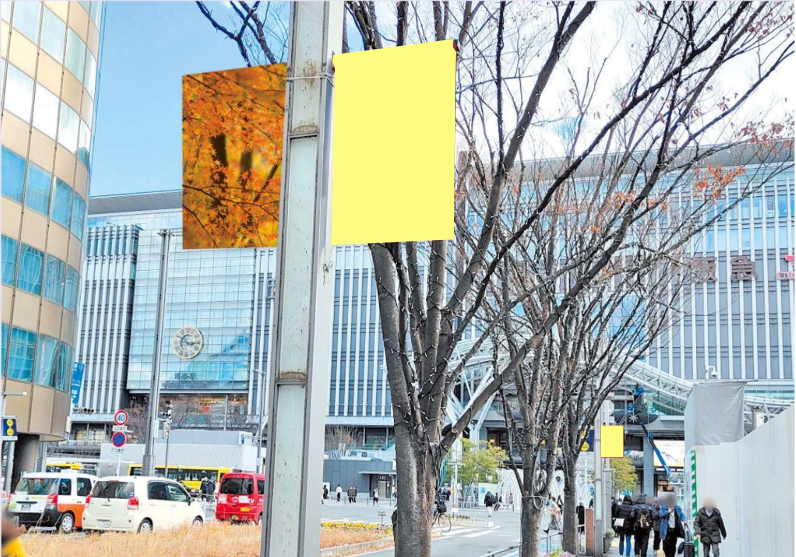 博多街路灯バナー広告
