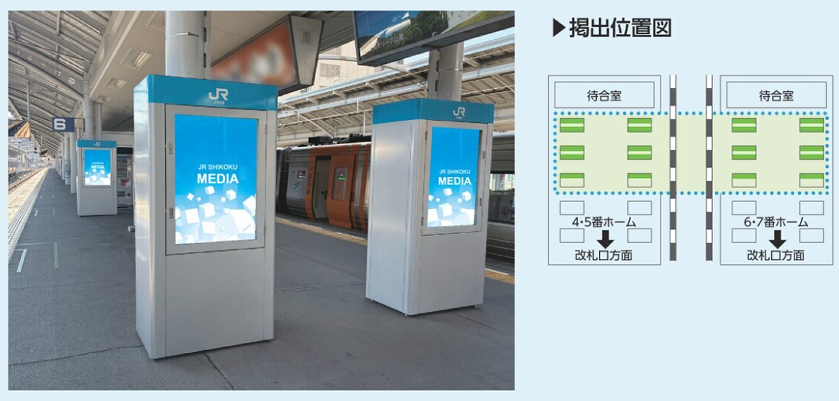 高松駅 ホーム20面ポスターセット
