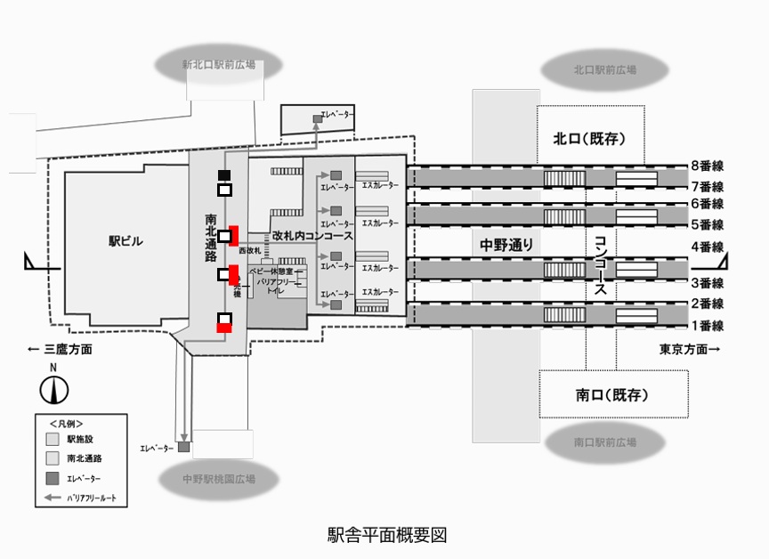 掲出位置図